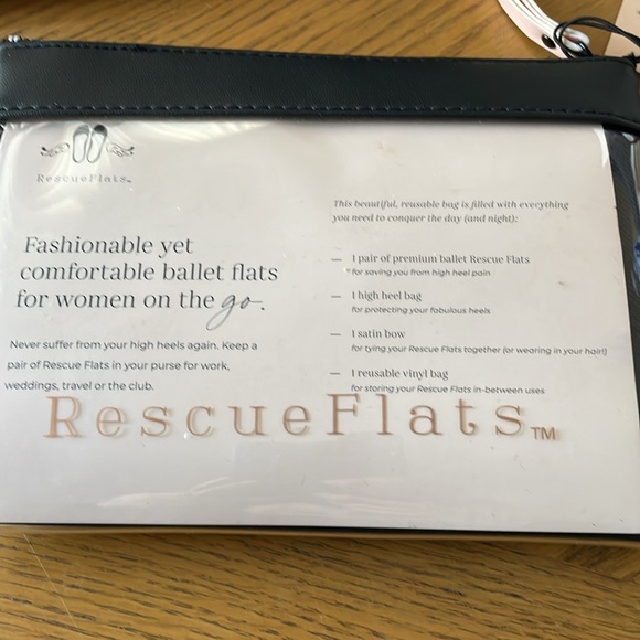 RescueFlats Comfortable Ballet Flats Shoe Sizes 8-9 NEW - Picture 3 of 9
